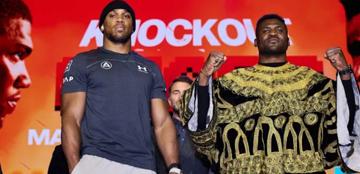 How to watch Anthony Joshua vs. Francis Ngannou live stream