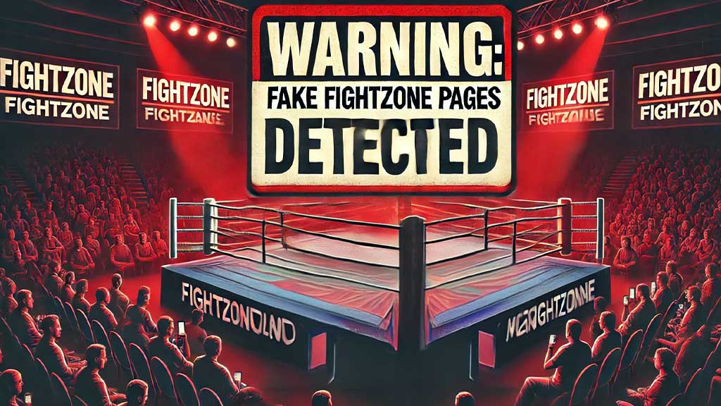 FightZone Fake Pages